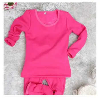 

2pcs/set Autumn Children Long Johns Winter Kids Underwear Set Kids Pajamas Long Sleeve T shirt Pants Solid Soft Children Clothes