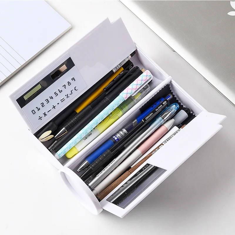 Канцелярские принадлежности NBX Newmebox для школы чехол карандашей калькулятор