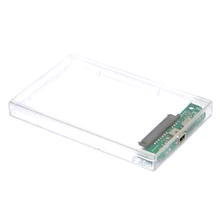 Прозрачный чехол для жесткого диска 2,5 дюймов 5 Гбит/с USB 3,0 2,0 на инструмент SATA Бесплатный внешний жесткий диск корпус Поддержка 3 ТБ UASP протокол