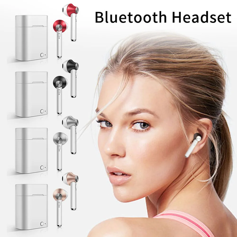 KISSCASE TWS мини беспроводные Bluetooth наушники 3D стерео воздушные наушники гарнитура с зарядной коробкой спортивные наушники