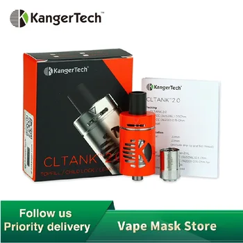 

Clearance Kangertech CLTANK Tank 2ml Kanger Cltank Atomizer with top filling &l eak-free design vape tank for box mod vs Zeus X