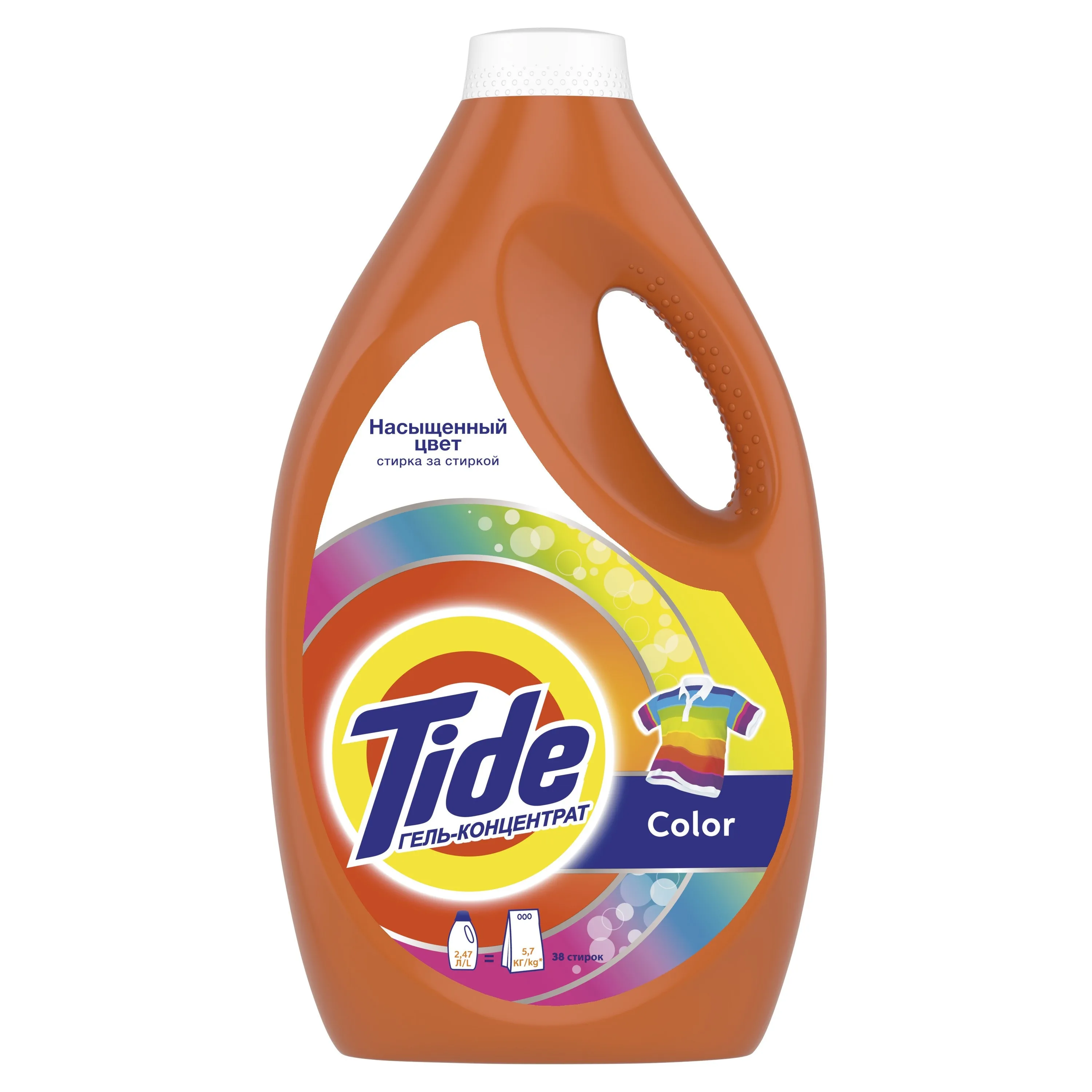 Гель для стирки Tide «Color», 38 стирок, 2,4 л