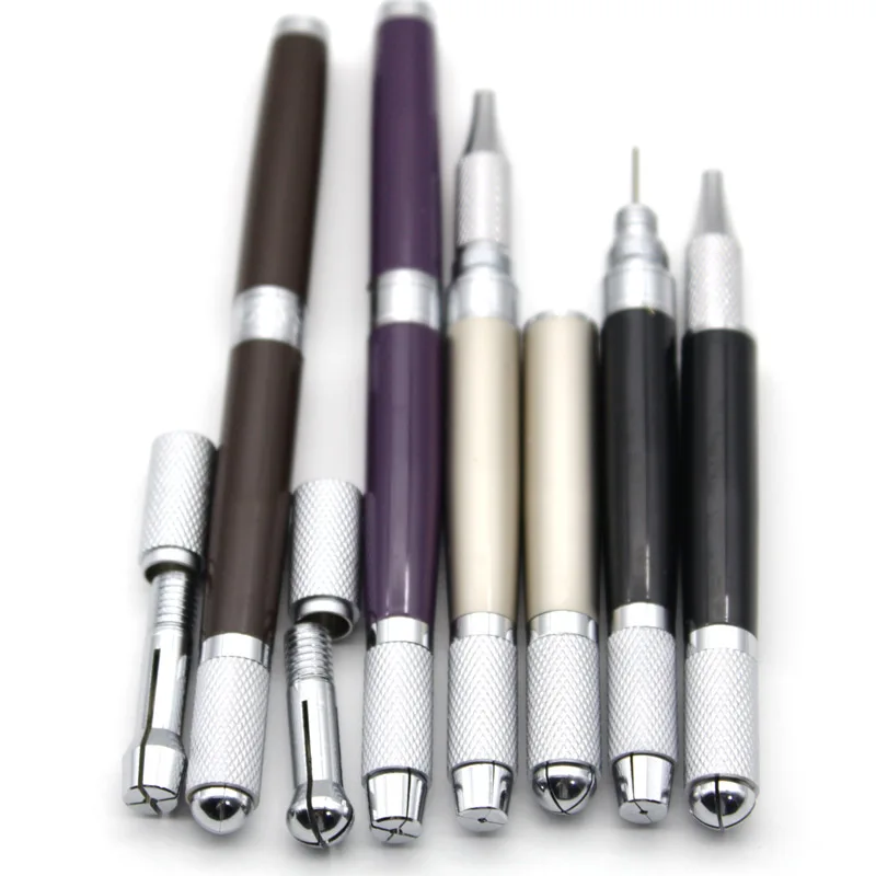 Professional-Tebori-Microblading-pen-for-permanent-makeup-machine-Silver-Manual-eyebrow-pen-3-in-1-usage