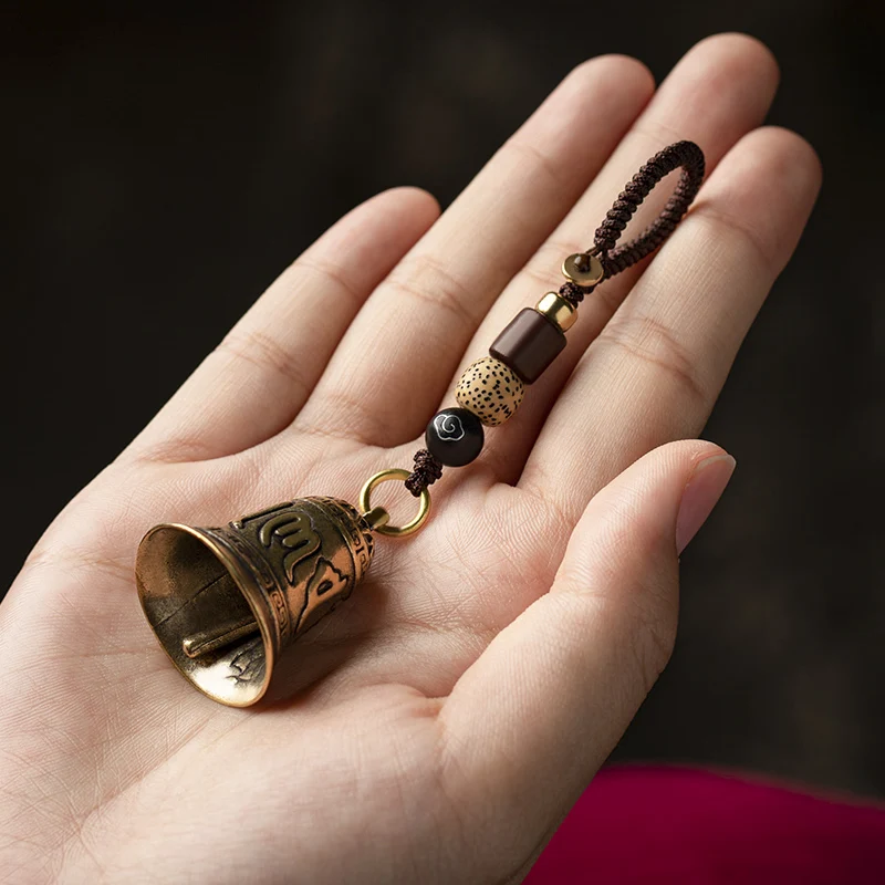 brass bell keychain pendant (1)