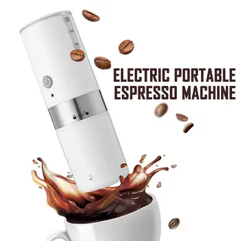 200ml Portable Coffee Machine Capsule Expresso Maker with Built-in Filter Electric USB Handheld Coffee Grinder For Home Travel