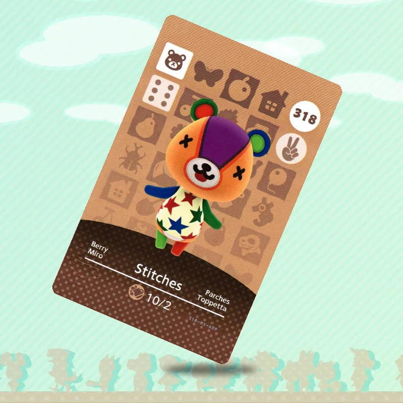 318 Stitches Animal Crossing Card Amiibo Card Work For Ns Switch Game New  Horizons - Access Control Card - AliExpress