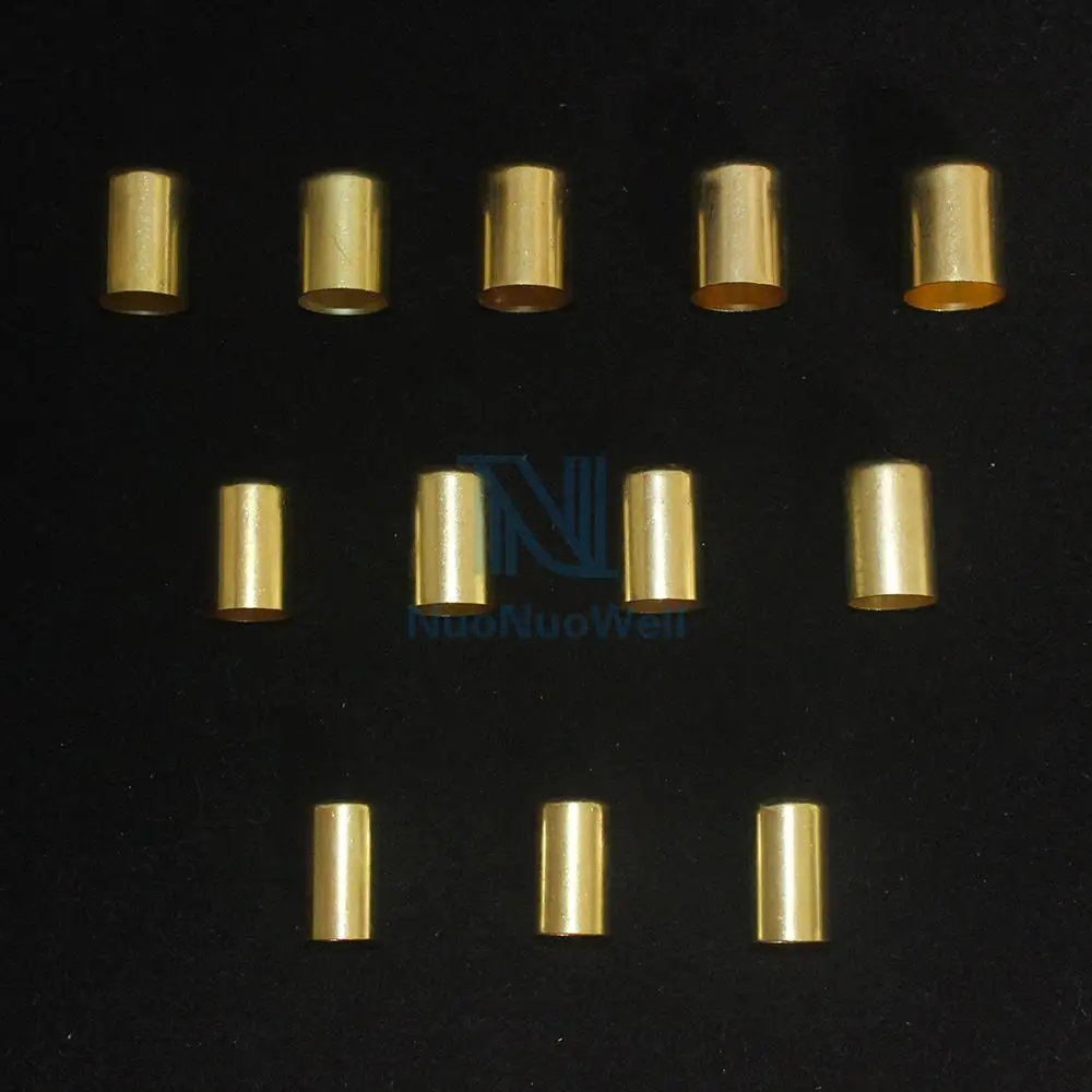20PCS 고압 파이프 압착 액세서리 11-16MM 황동 파이프 커넥터 호스 압착 도구 구리 슬리브 파이프 배기 커넥터