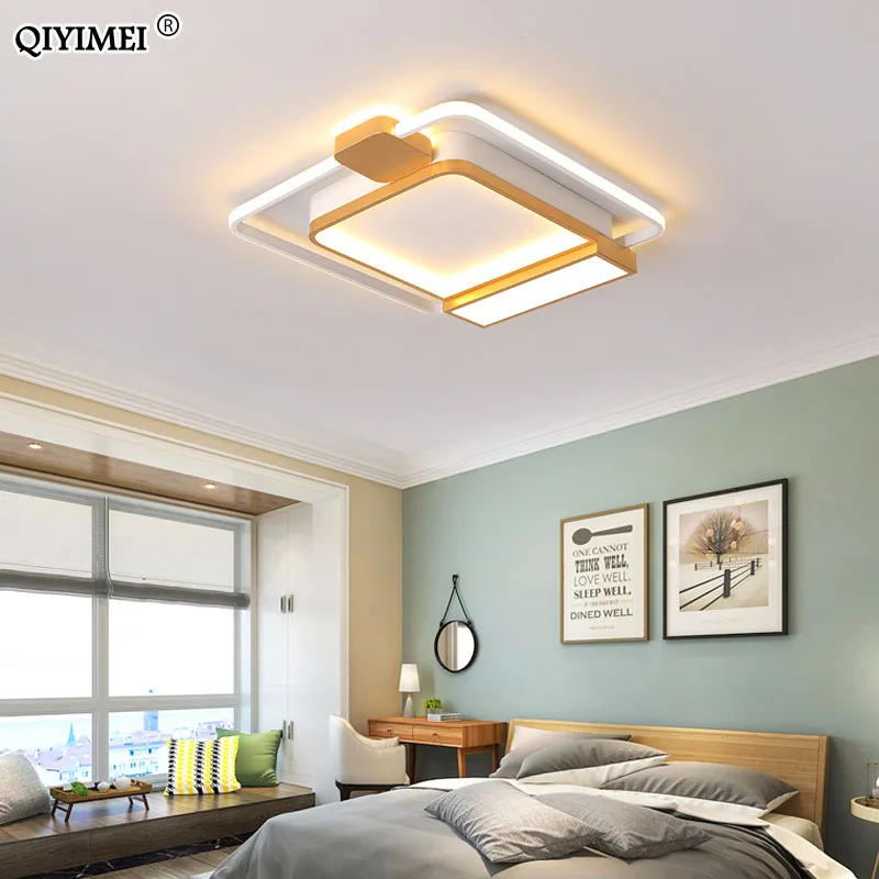 

Modern Golden Black LED Chandeliers For Living Room Bedroom Lamps With Remote Control Round Square Lighting Lustre Lampadari