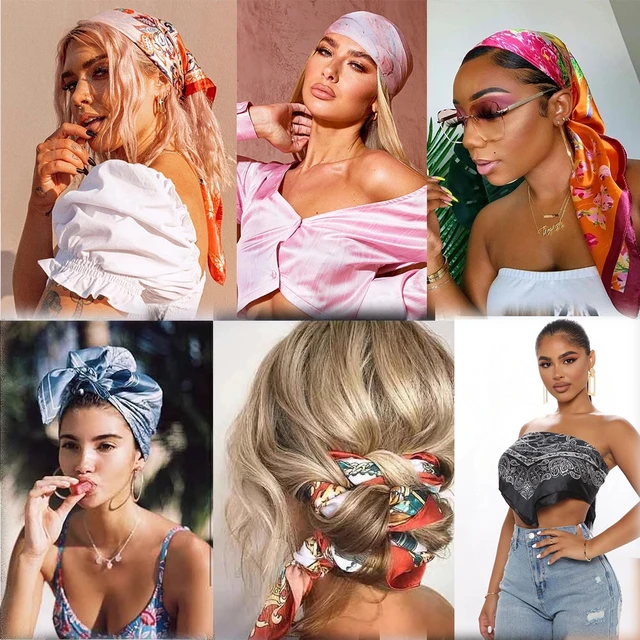 Summer Headbands for Women Beach: Buttery Textured Head Scarf Wrap