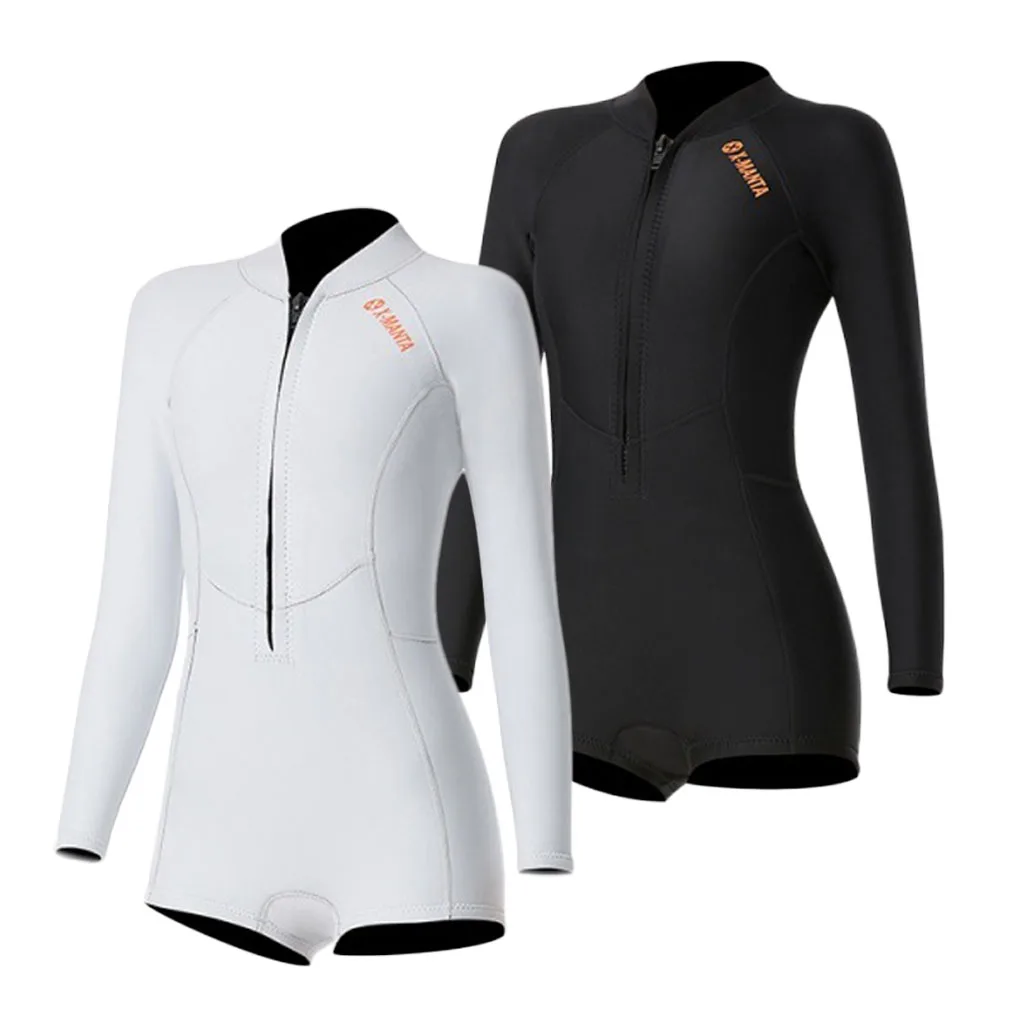 

Female Long Sleeve Diving Suits One Piece Warm Snorkeling Clothes