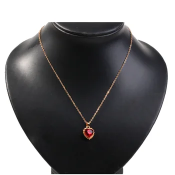 

2020 Fashion New Style Simple Trend Small Clavicle Necklace Non-mainstream Elegant Versatile Diamond Set Love Ne