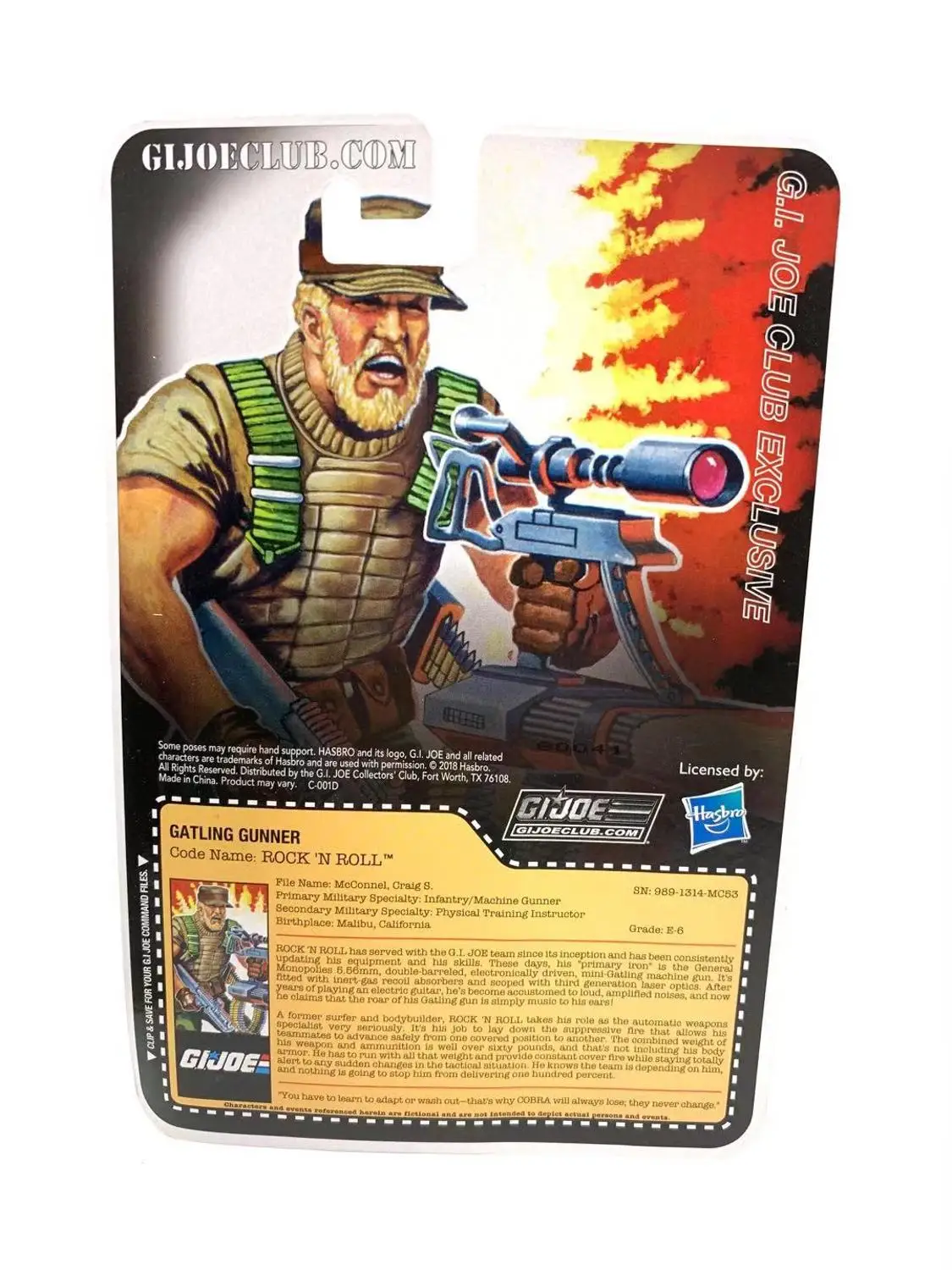 GIJOE 1/18 эксклюзивная рок-н-ролл фигурка коллекционера клуба