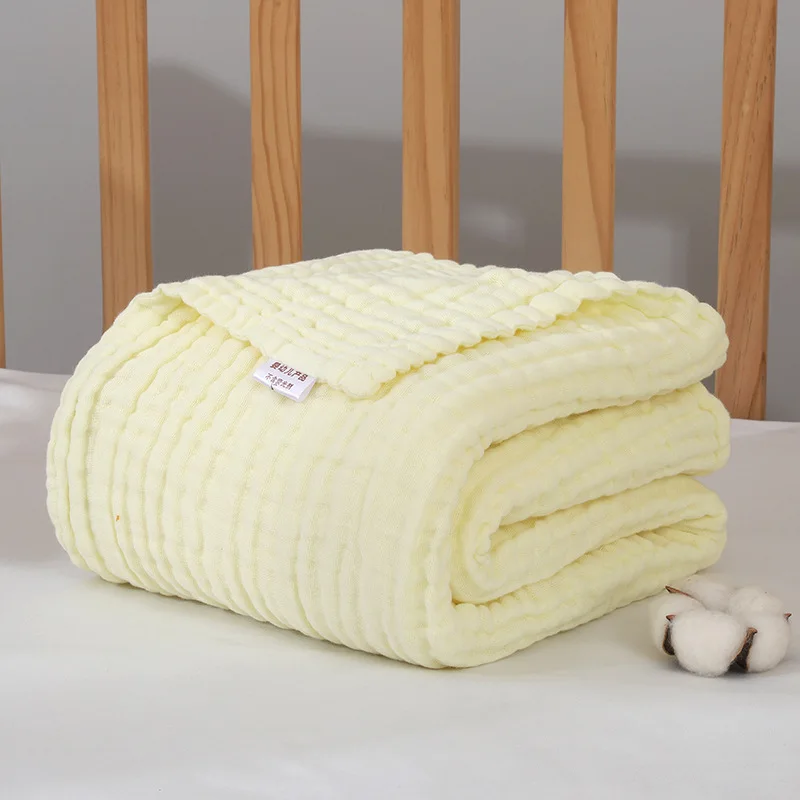 75*45 см младенец новорожденный лежак детское гнездо портативная кровать кроватка крышка хлопок люлька бампер детская бионическая кровать путешествия Babynest - Цвет: Blanket Yellow