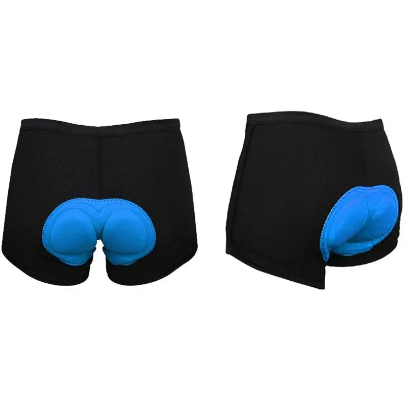 

Summer Breathable Comfortable Quick-drying Mountain Bike Cycling Silicone Cushion Panties Blue 2019 New