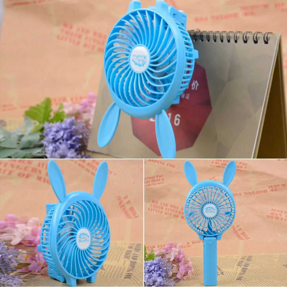 Unique Disign Speed USB Handheld Battery Rechargeable Multifunctional Fan