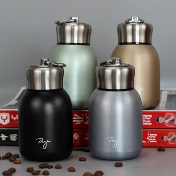 

300ML Fashion Mini Coffee Vacuum Flasks Lovely Stainless Steel Thermos Portable Travel Water Bottle Cups