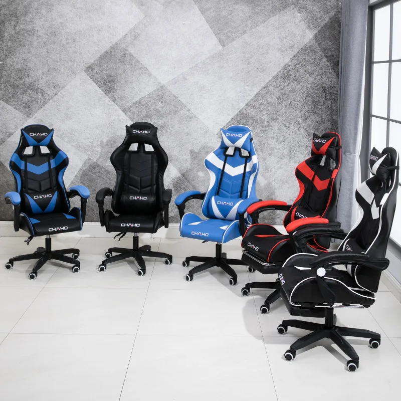 

Computer Chair Household Modern Concise Dawdler To Work In An Office Chair Racing Chair Game Chair Can Lie Swivel Chair Chair