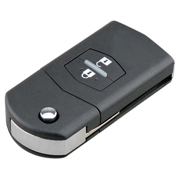 

Car Smart Remote Key 2 Buttons 80-Bit 63 Chip Car Key Fob Fit for MAZDA 3 BK Series 2 for MAZDA BT50 433Mhz