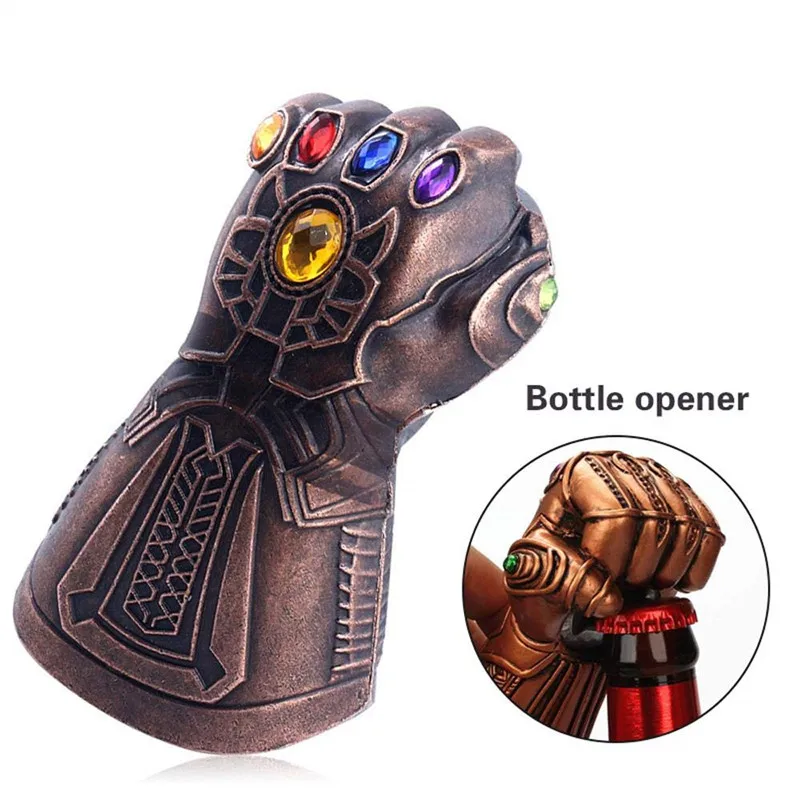 

Thanos Gauntlet Glove Beer Bottle Opener Movie Avengers Endgame Remover Tool for Bar Infinity Gauntlet Keychain Men Jewelry New