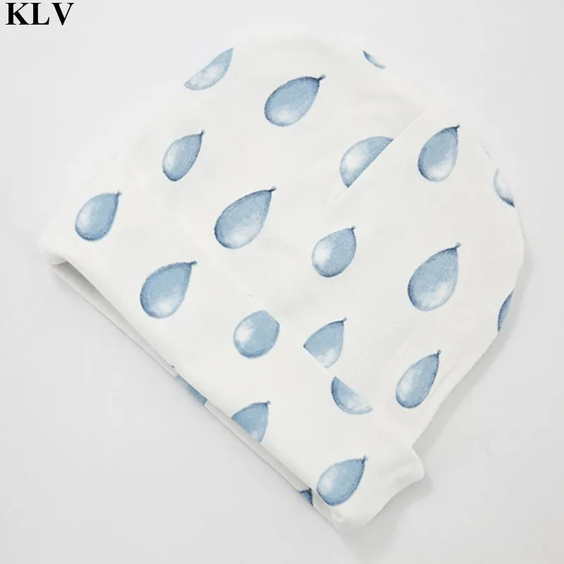 KLV 3 шт./компл. унисекс из хлопка для новорожденных Кепки комплект Подставки для фотографий Детские шапка Девочки Мальчики Детские Кепки