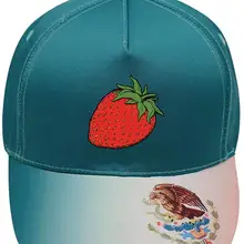 Унисекс толстые и красные Клубничные бейсболки хлопковая ткань регулируемые мексиканские элементы уличные шапки