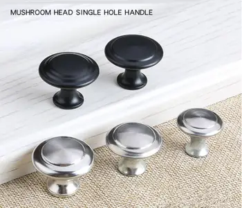 Furniture door handle door handle kitchen cabinet drawer handle door handle cabinet handle mushroom round stainless stee