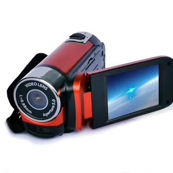 Hot Digital Camera with 2.5 inch Rotating Screen HD Video DVR wtih Li-ion battery Portable Gift DV Cameras 1