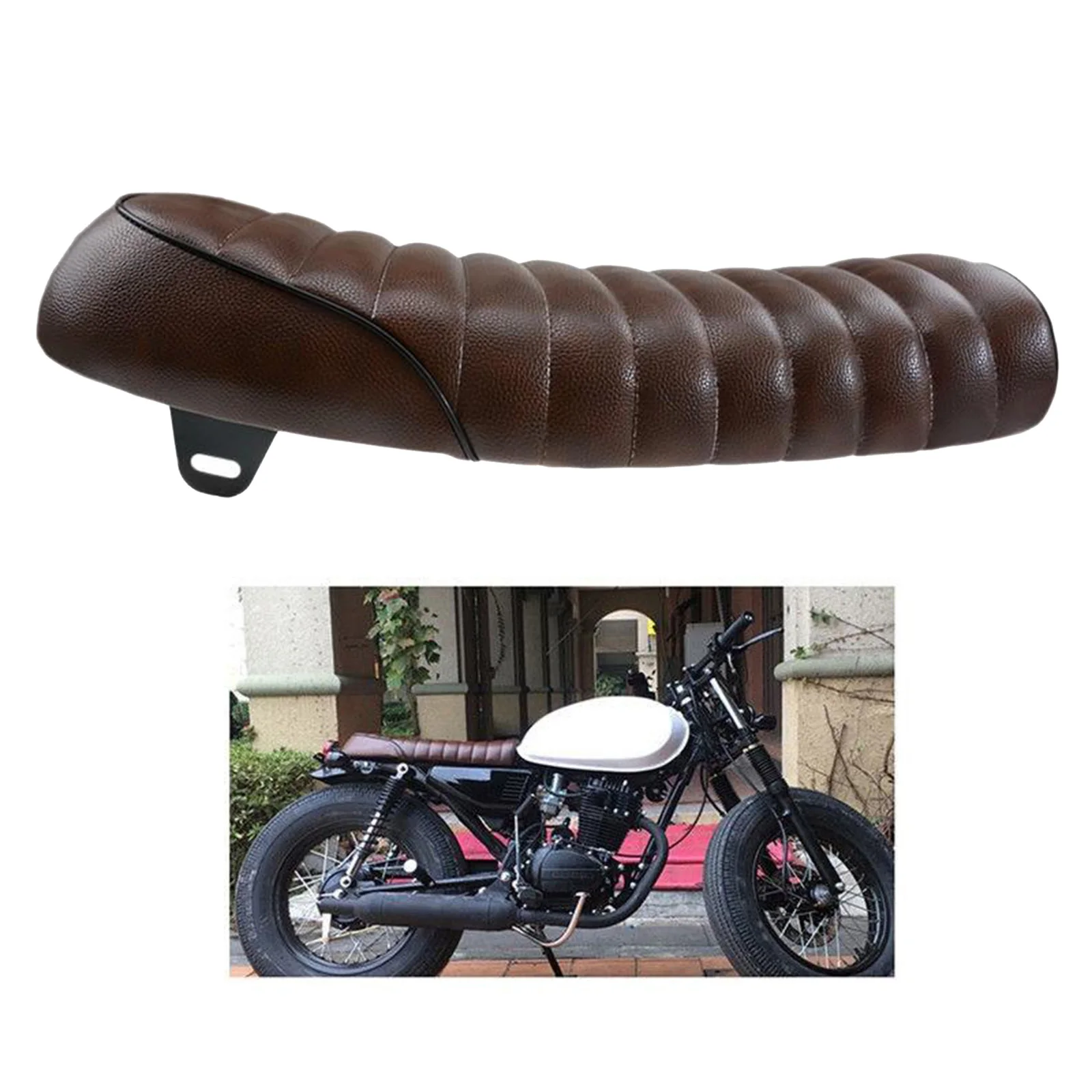 One Piece Motorcycle Cafe Racer Seat Custom Flat Seat for Honda CB350 CL350 CB4