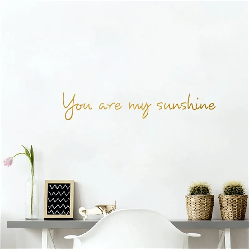 Usted Es Mi Sol Cita Etiqueta De La Pared Decoracion De La