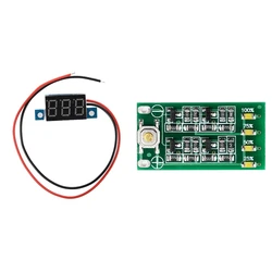 Fashionmini Digital Voltmeter LED Voltage Display Panel Meter 3.3-30V With 3S 11.1V Lithium Battery Capacity Indicator Module
