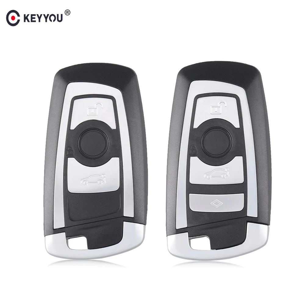 KEYYOU 2/3 кнопки автомобильный пульт умный чехол для ключей Чехол BMW 1 3 5 6 7 СЕРИЯ X3 X4
