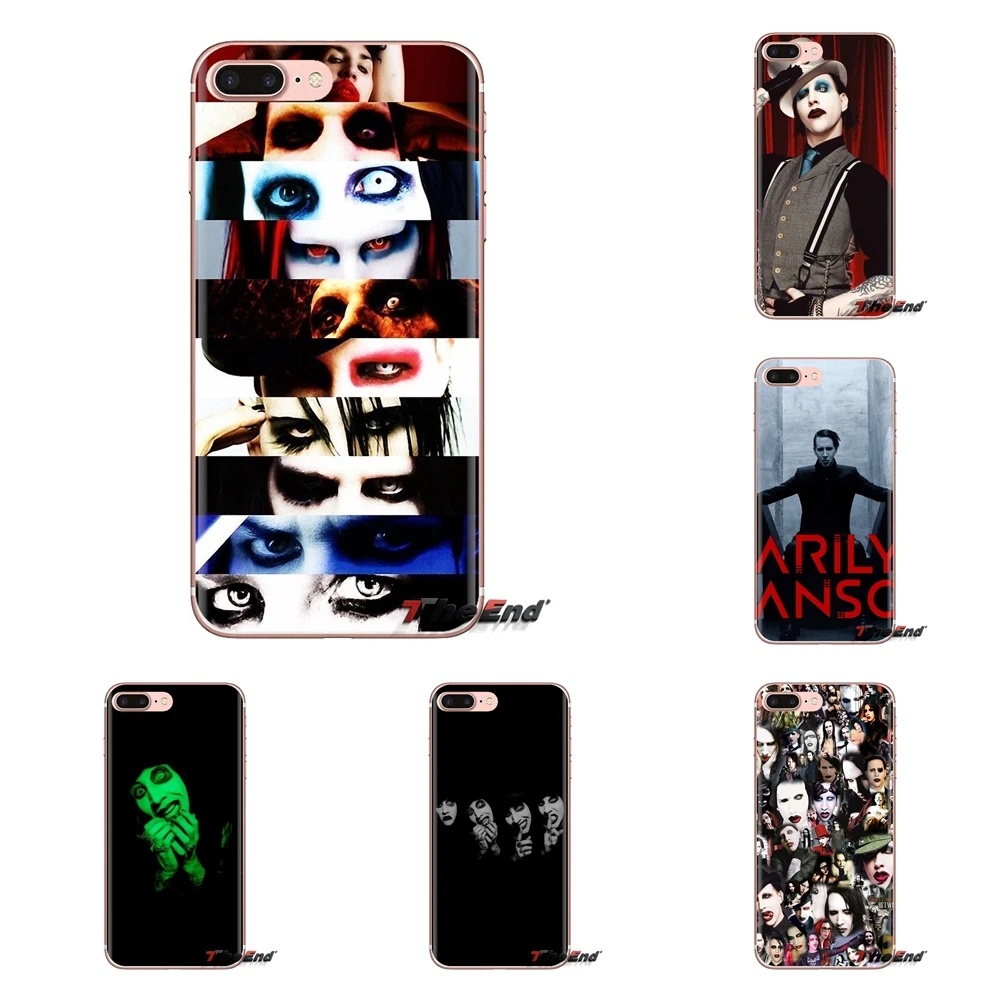 Для iPod Touch Apple iPhone 4 4s 5 5S SE 5C 6 6S 7 8 X XR XS Plus MAX Marilyn Manson прозрачный мягкий чехол Чехлы |