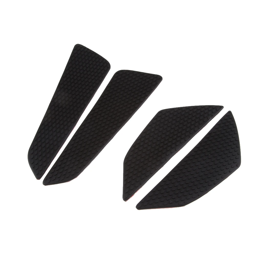 2 Pair Gas Tank Pad Traction Side Fuel Knee Grips Decal Protector Moto