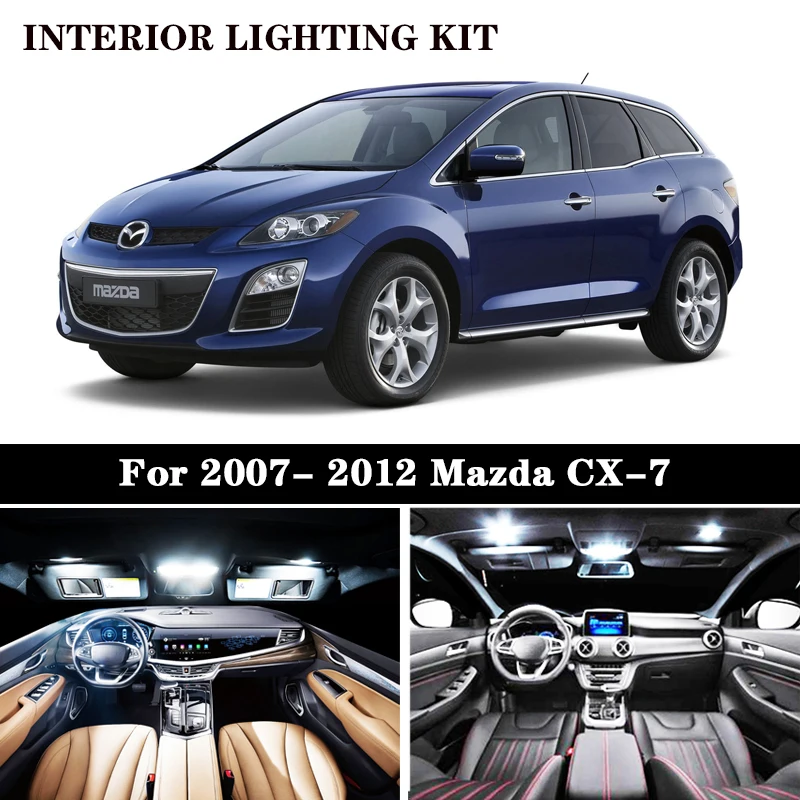 14pcs White Canbus Led Car Interior Lights Upgrade Kit For 07 12 Mazda Cx 7 Cx7 Led Interior Dome Trunk License Plate Light Signal Lamp Aliexpress 14pcs White Canbus Led Car Interior Lights Upgrade Kit For 07 12 Mazda Cx 7 Cx7 Led Interior Dome Trunk License Plate Light Signal Lamp Aliexpress