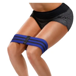 Resistance Hip Band For Legs Butt Squat Exercise Yoga Training Fitness Loop Band With Anti-Slip Strips Latex Silk Strong Tension