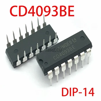 

10PCS CD4093BE HCF4093BE DIP14 CD4093 DIP 4093 DIP-14 4093BE new and original IC