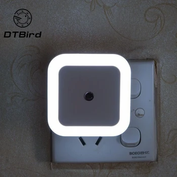 

Can be used in children's bedroom LED night light automatic light control dark induction light bedside plug-in small lights