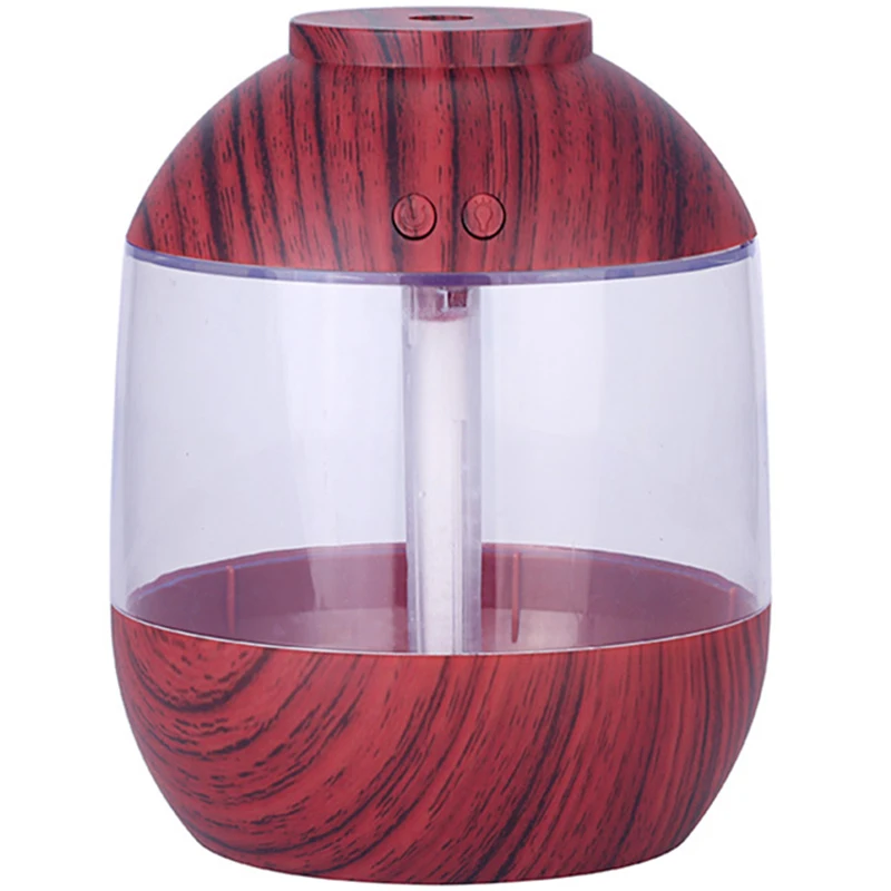 

700Ml USB Wood Grain Humidifier Large Water Tank Aromatherapy Machine Water Meter Home Car Office Aromatherapy Machine
