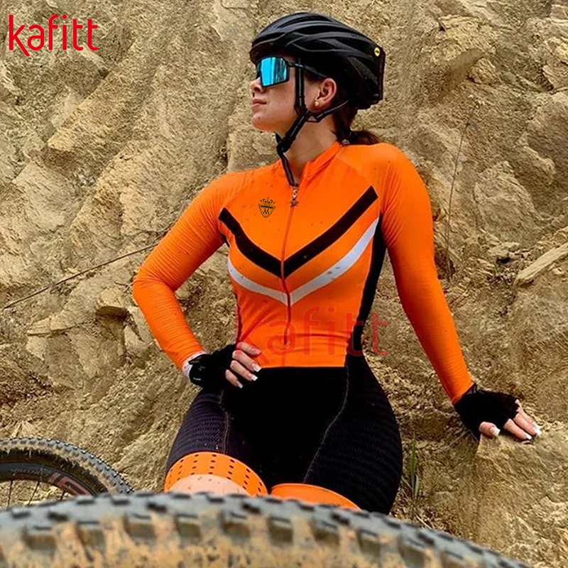 Women's Long Sleeve Cycling Jersey Casual Suit Mountain Bike Clothing Jumpsuit cycling suit,cycling jersey set,cycling jersey