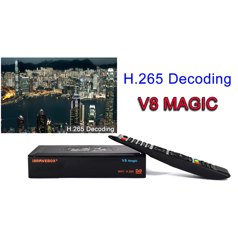 Ibravebox V8 Magic Dvb S/S2 и Iptv цифровой спутниковый веб ТВ приемник (Eu Plug)|ТВ-приставки