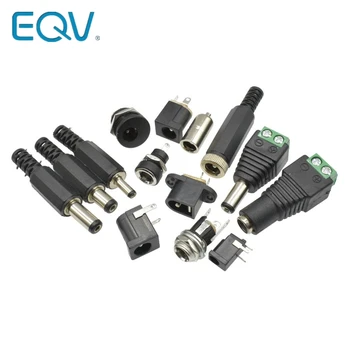 

10PCS DC Power Plug Jack Connector 2.1MM 3.5MM * 1.1MM 1.3MM 2.5MMx5.5MM Female Male DC Power Plug Adapter