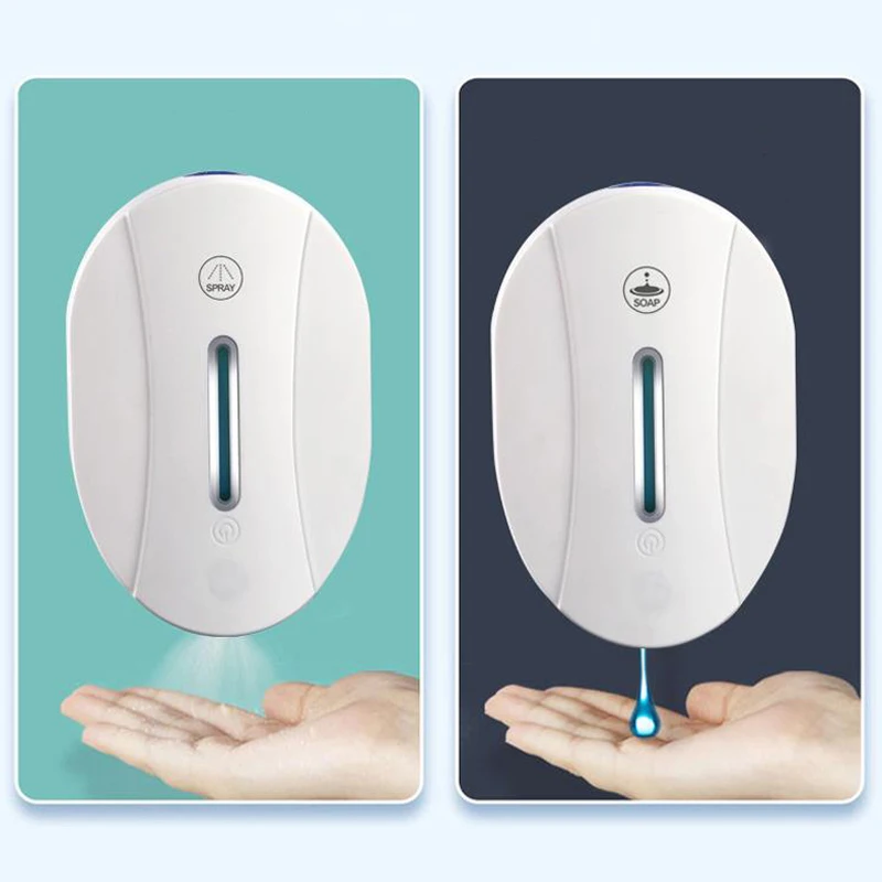 Wall-Mounted Thermometer with Hand Dispenser K9