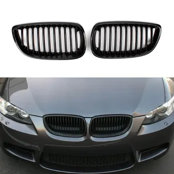 

For BMW 3-Series 2007-2010 E92 Coupe E93 Convertible 2008-2013 M3 2DR 2pcs Front Kidney Grille