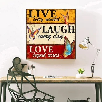 

Cross Stitch Diamond Painting Positive Word DIY Craft Cross Embroidery 5D DIY Full Drill Eco-friendly Embroidery Mosaic