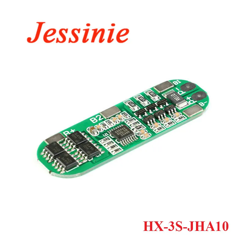 3S 10A литий-ионный Батарея 18650 Зарядное устройство PCB плата защиты BMS 12 6 V с Защита от