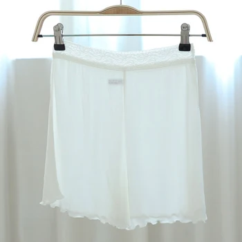 

Knitted silk safety shorts large size silk shorts women's breathable hot pants boyshort female models LVFAN K018