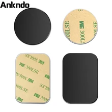 ANKNDO 0. 3M м тонкая металлическая пластина для магнитного держателя телефона 3M крепкая клейкая железная листовая наклейка для подставки для телефона вспомогательная прокладка