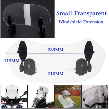 

Adjustable Windshield Extension 1Pcs Small Frame For Motorcycles Acrylic