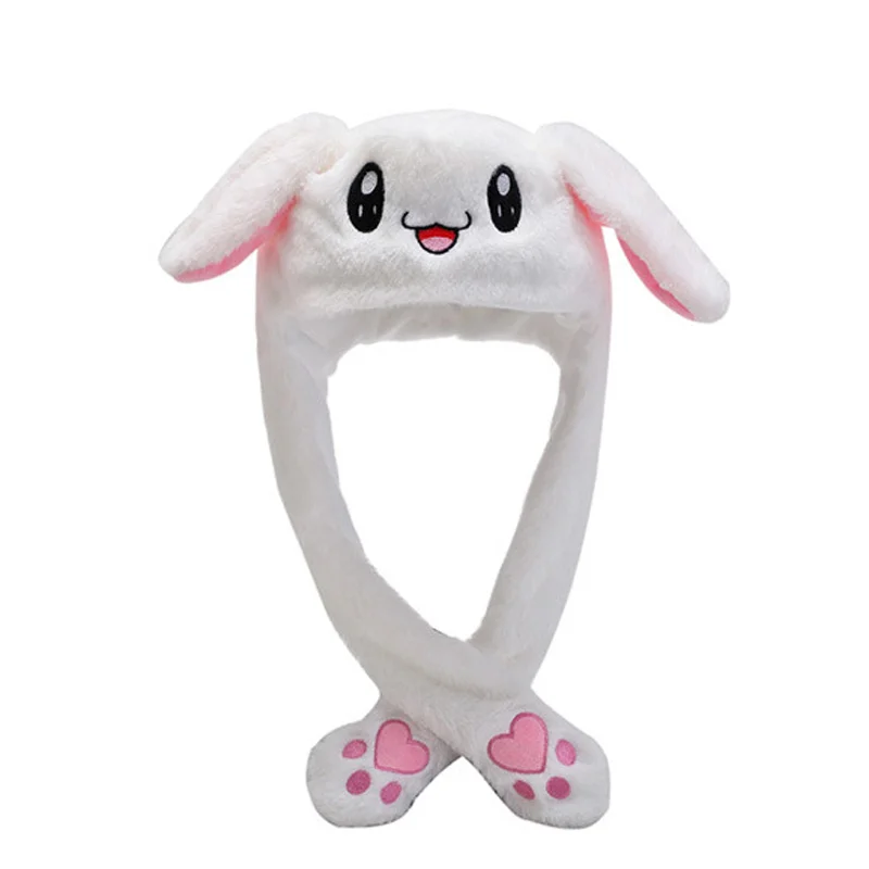 Cute Kawaii Anime Manga Rabbit Hat for Adults with Moving Ears and RAVE LIGHTS 