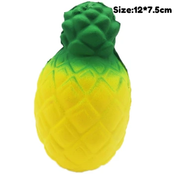 

Diy Antistress Squishy Toys Simulated Fruit Series Pineapple Ananas Slow Rising Stress Relief Funny Toy for Adult Baby Xmas Gift